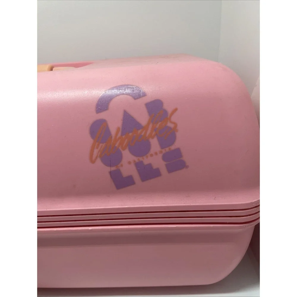 Vintage Pink Caboodles Makeup Jewelry Carrying Case #2425 Jewelry‎ Organizer